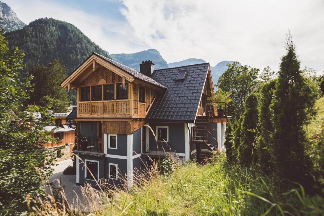 Chalet Am Sonnenhang Obertraun Bagian luar foto